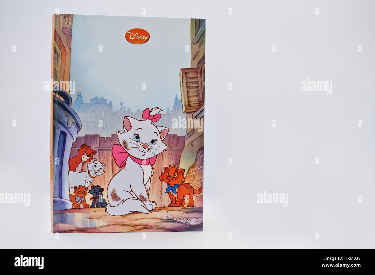 Hai Ukraine February 28 17 Animated Disney Movies Cartoon Production Book The Aristocats On White Background Stock Photo Alamy