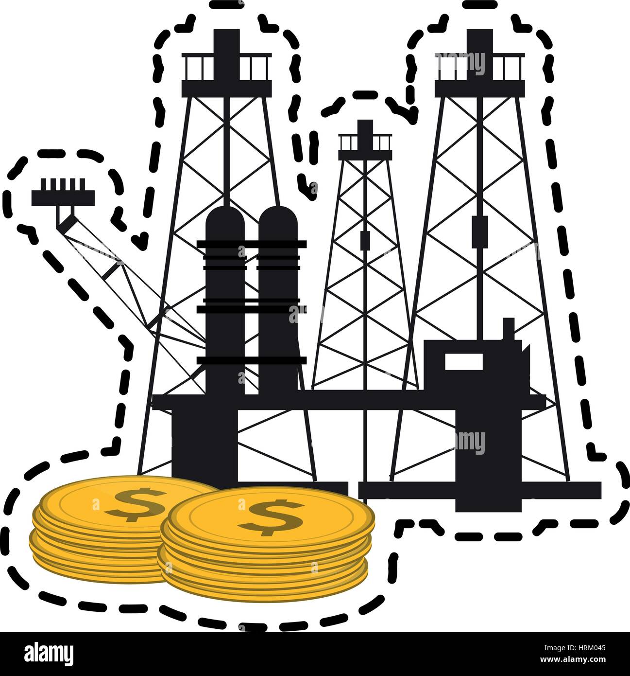 oil industry related icons image Stock Vector Image & Art - Alamy