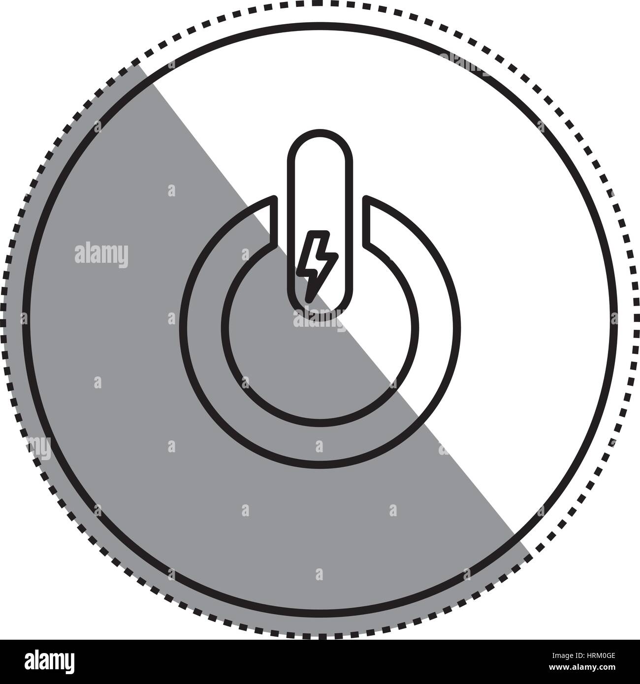 Cut power lines Stock Vector Images - Alamy