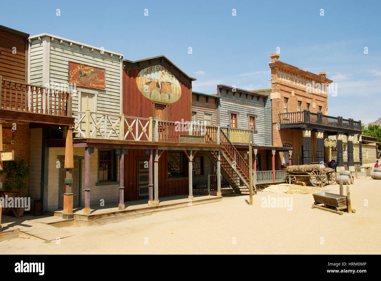 Mini-Hollywood a Western theme park near Tabernas, Almeria, Andalusia ...