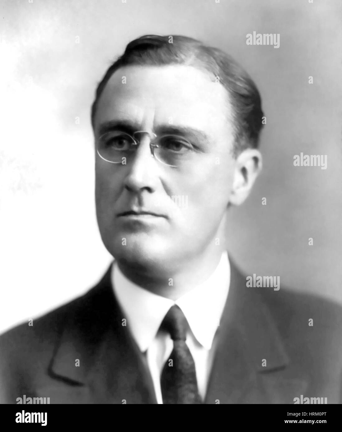 FRANKLIN D. ROOSEVELT (1882-1945) as 32nd President of the United States Stock Photo