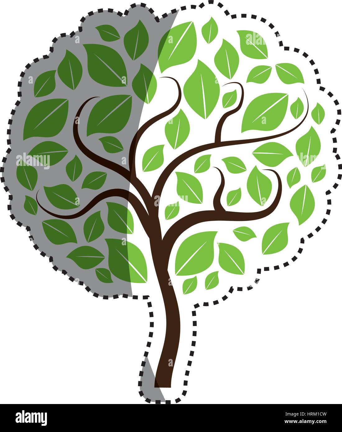 Tree Nature green plant Stock Vector Image & Art - Alamy