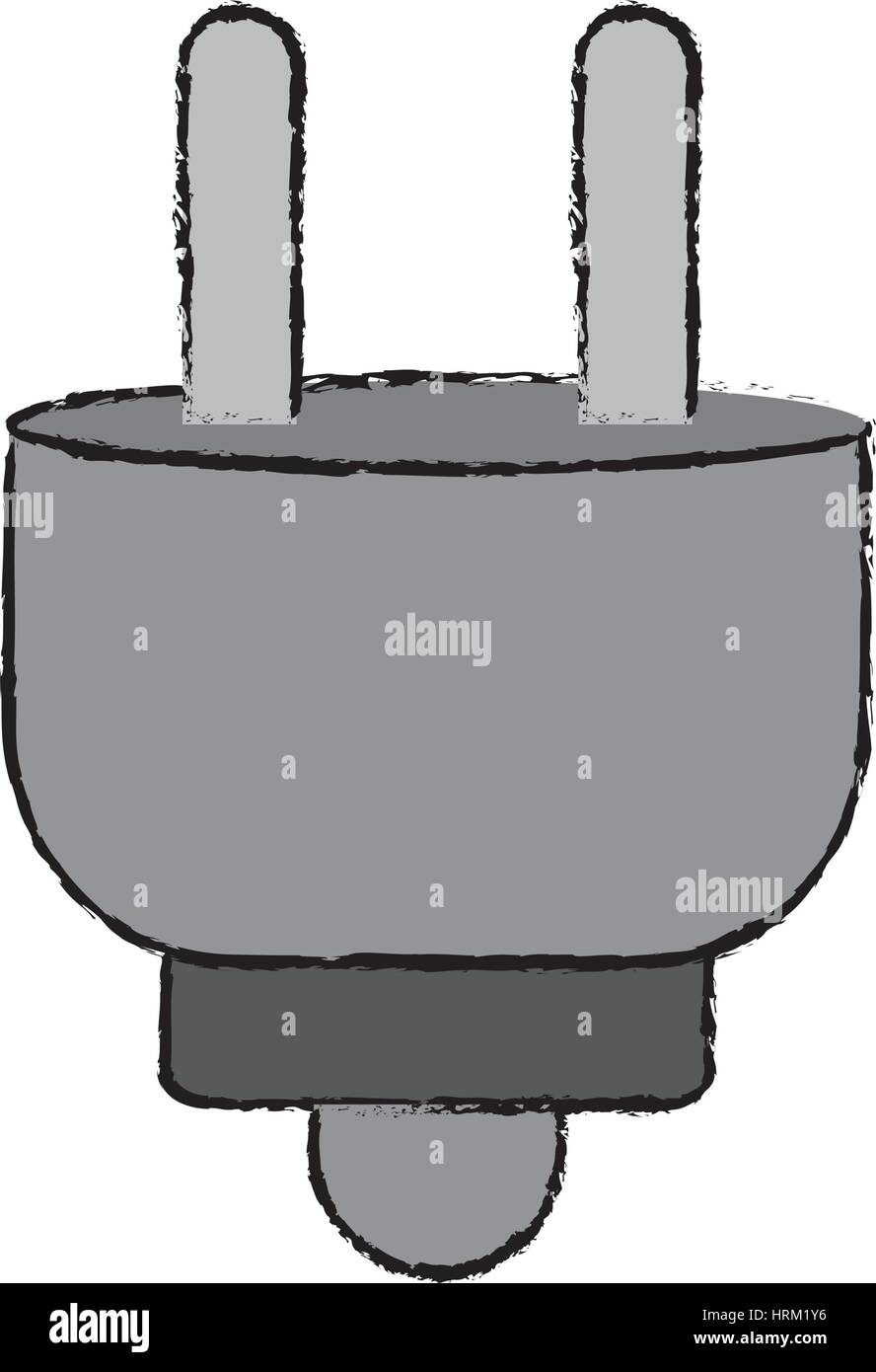 Electric plug isolated Stock Vector Image & Art - Alamy