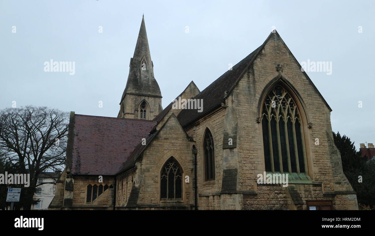 English Church with a cloudy sky, UK Stock Photo - Alamy