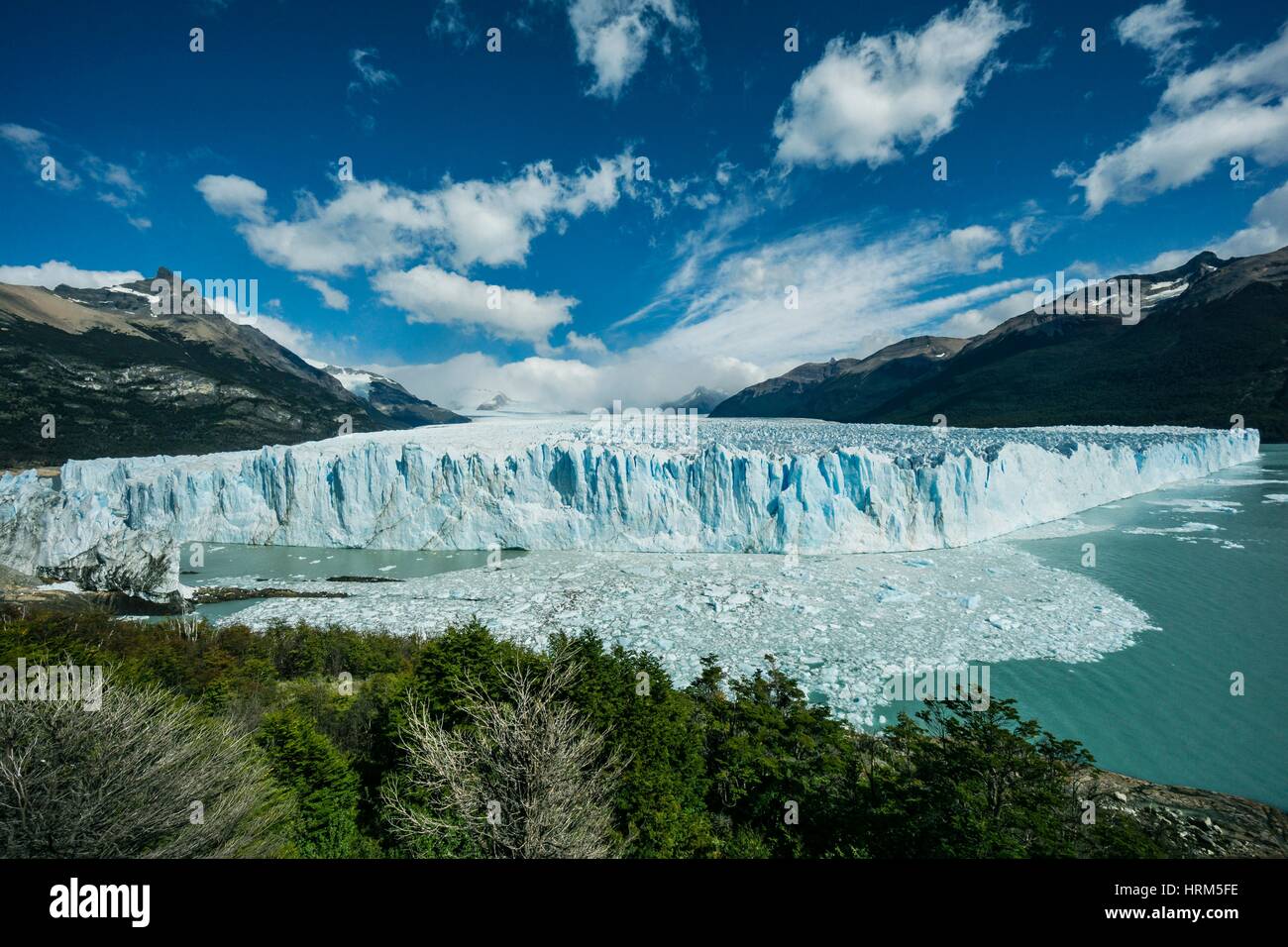 Argentina, Patagonia, Santa Cruz province, Los Glaciares National Park, Perito Moreno Glacier Stock Photo