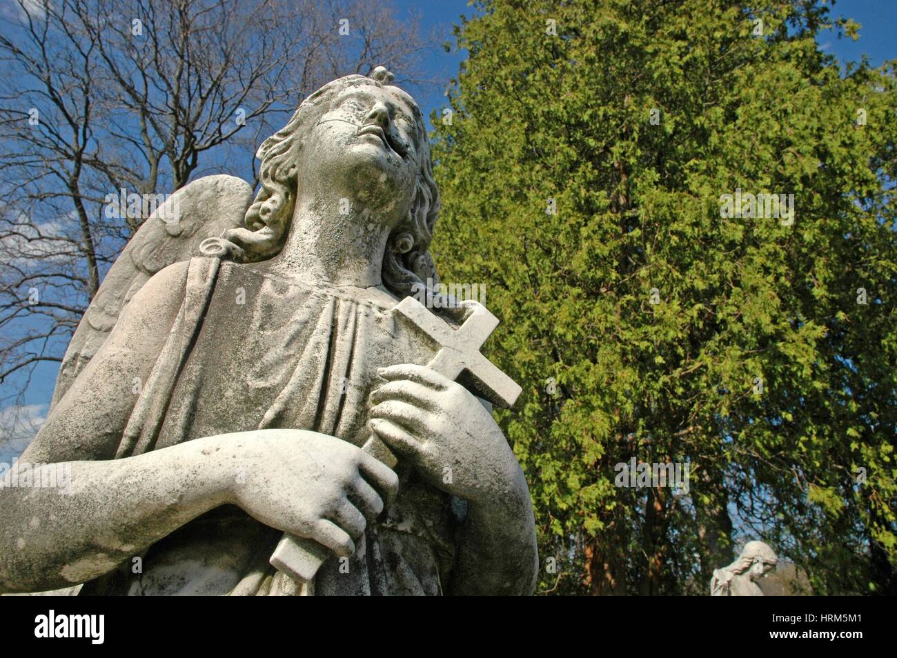 Statue at Sleepy Hollow Cemetery, Mount Pleasant, Westchester County