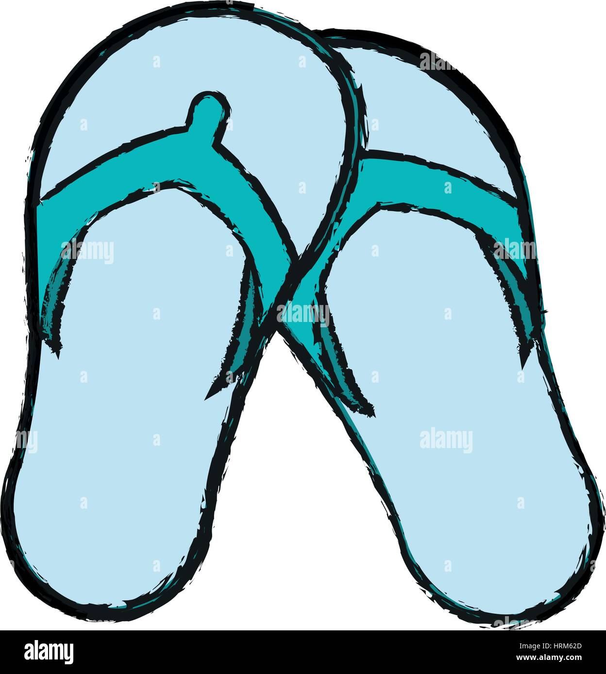 flip flops icon Stock Vector Image & Art - Alamy