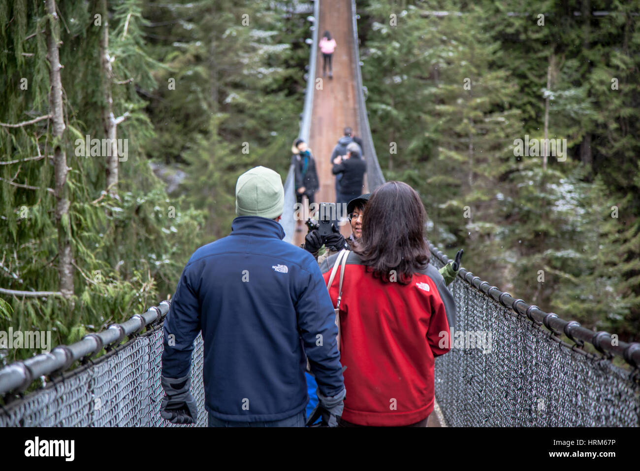 Capilano Suspension bridge North vancouver British Columbia Canada