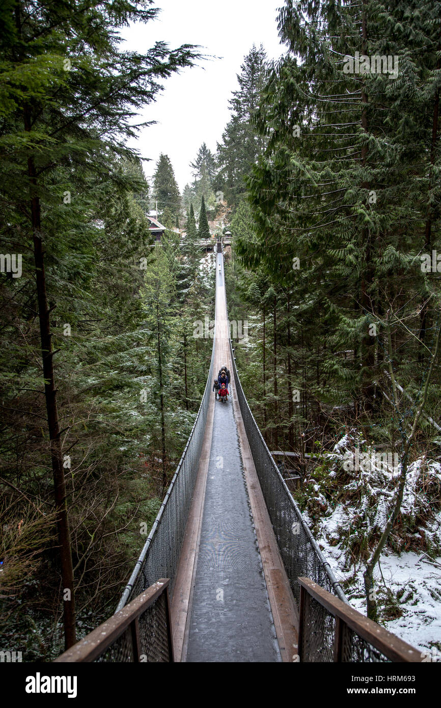 Capilano Suspension bridge North vancouver British Columbia Canada