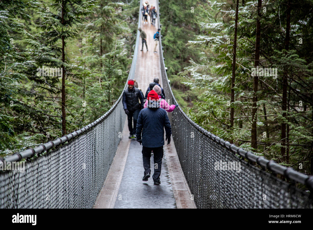 Capilano Suspension bridge North vancouver British Columbia Canada