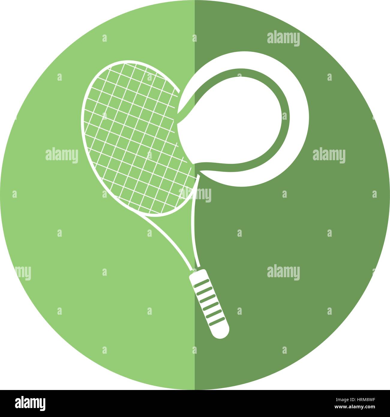 tennis ball racket sport shadow Stock Vector Image & Art Alamy