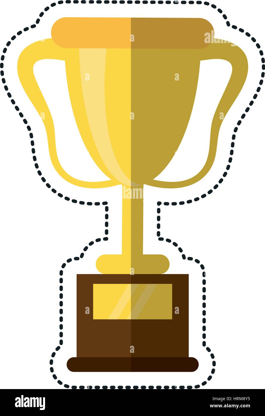 cartoon trophy award sport icon Stock Vector Image & Art - Alamy