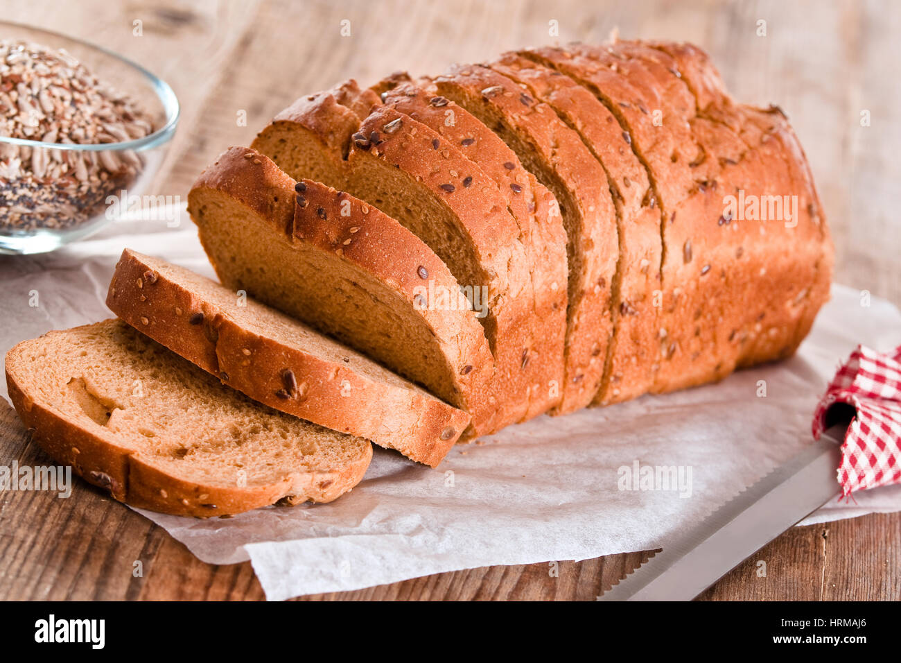Whole wheat bread Stock Photo Alamy