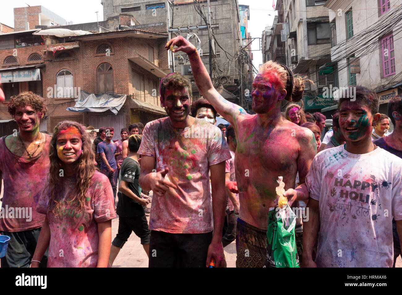holi festival in kathmandu