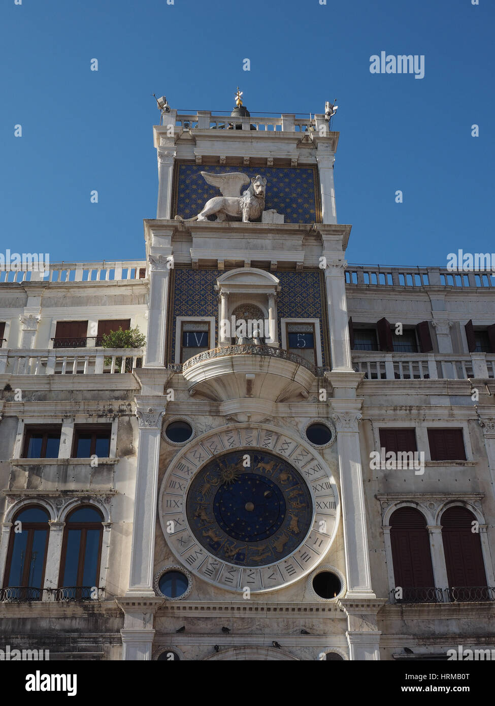 Torre dell Orologio (meaning Clock Tower) in San Marco square in Venice