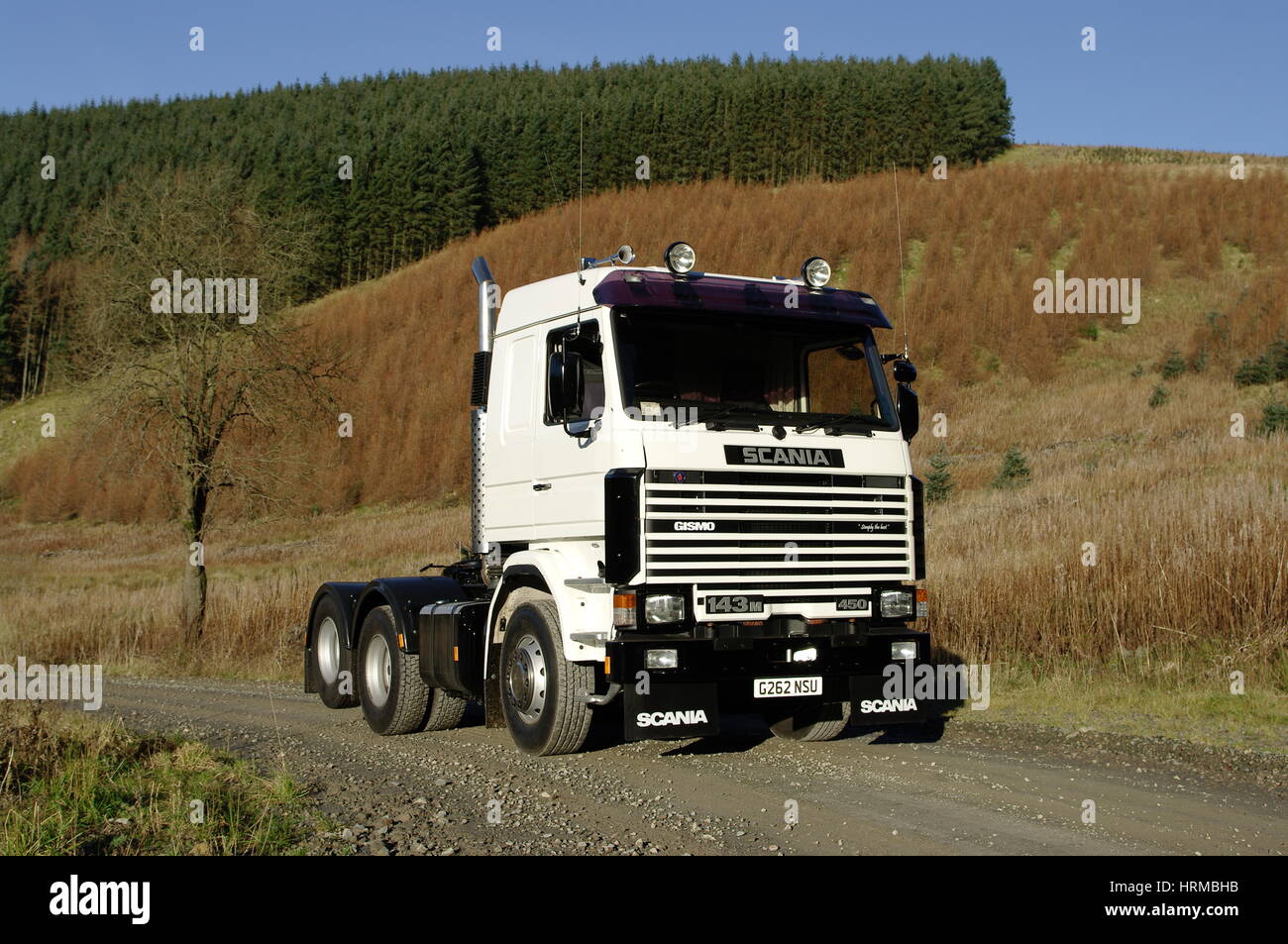Scania 143M tractor unit Stock Photo