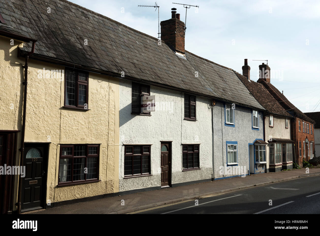Residential properties Needham Market, Suffolk, UK Stock Photo Alamy