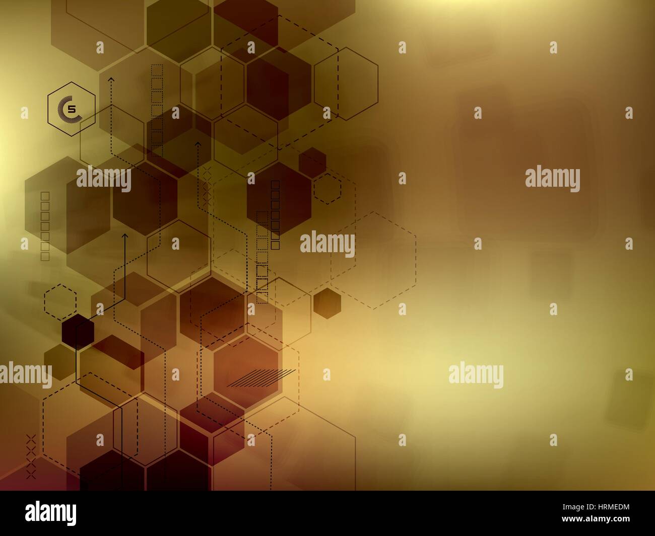 abstract technology background vector with hexagons Stock Vector Image ...
