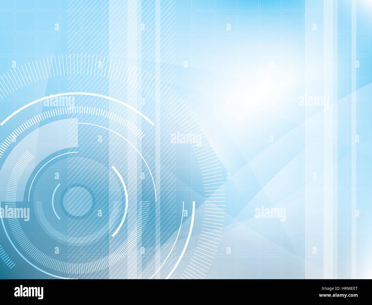 Technology background blue futuristic abstract  in digital vector illustration. Stock Vector