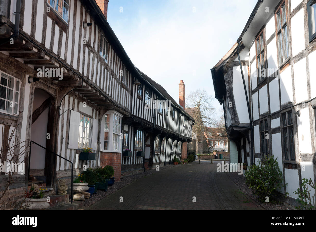 Malt Mill Lane, Alcester, Warwickshire, England, UK Stock Photo Alamy