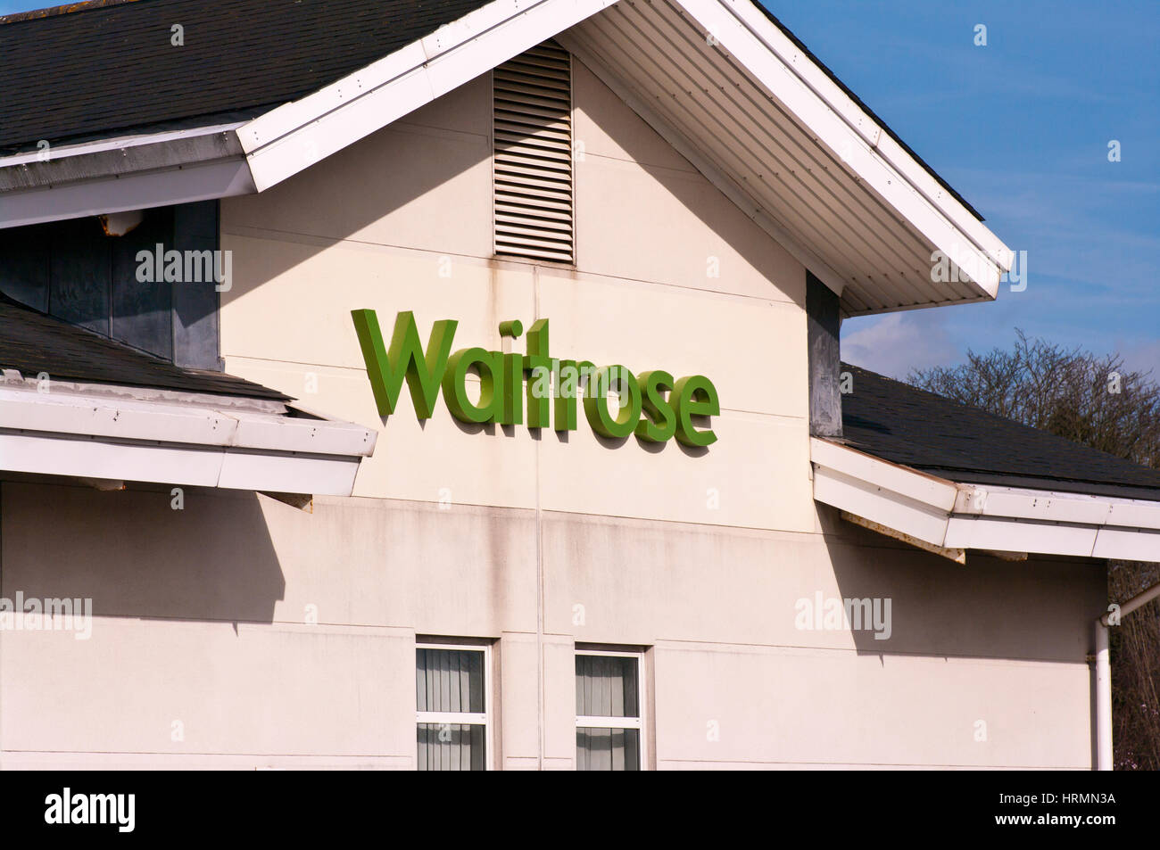 Waitrose Supermarket Sign England UK Stock Photo