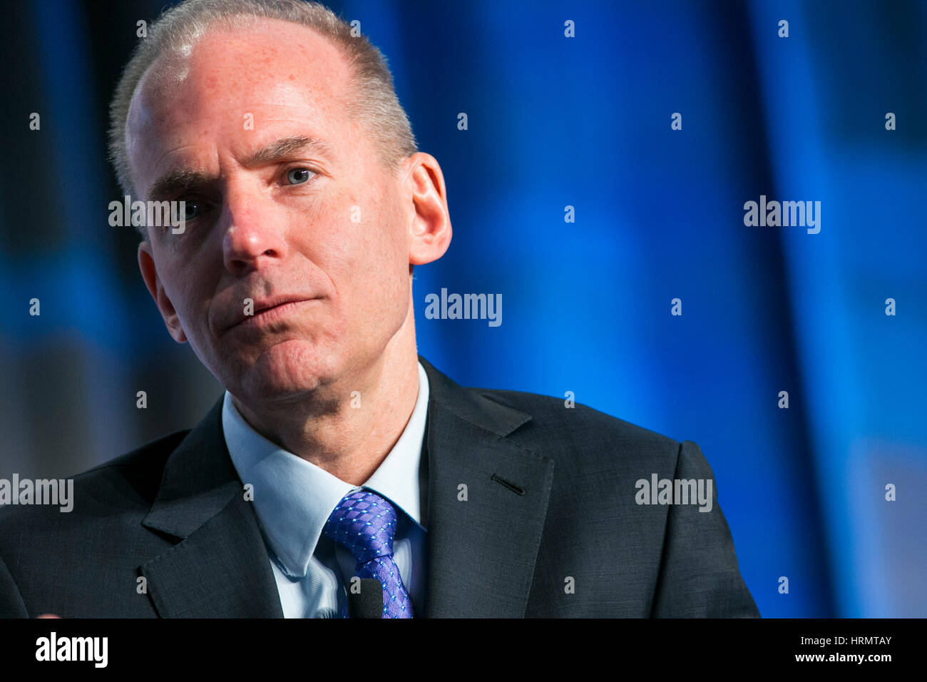 Washington DC, USA. 2nd March 2017. Dennis Muilenburg, Chairman