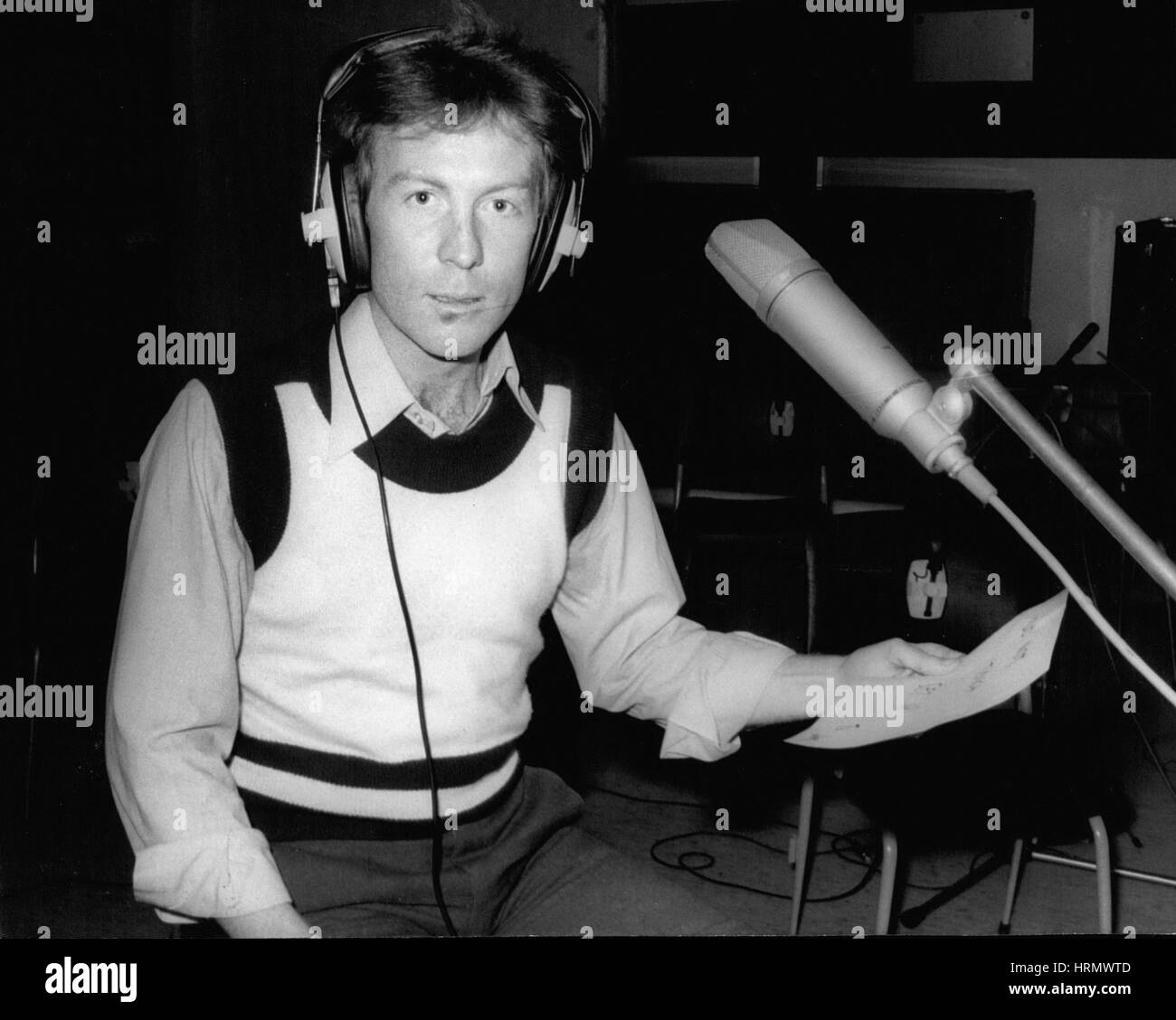 Feb. 02, 1978 - Roddy Llewellyn Turns to 'Pop' Roddy Llewellyn, 30, Princess Margaret's Boyfriend, had his first day in a recording studio in the first step to becoming a 'pop' star, he was making a demonstration disc at the Air Studios, Oxford Street. Claude Wolff, the husband manager of Petula Clark, has signed up Roddy, who said that he has a marvelous voice, and cannot fail. Later he will accompany Petula on a French television show. Photo Shows: Roddy Llewellyn seen during the making of a demonstration disc at the Air Studios, Oxford Street today. (Credit Image: © Keystone Press Agency/Ke Stock Photo