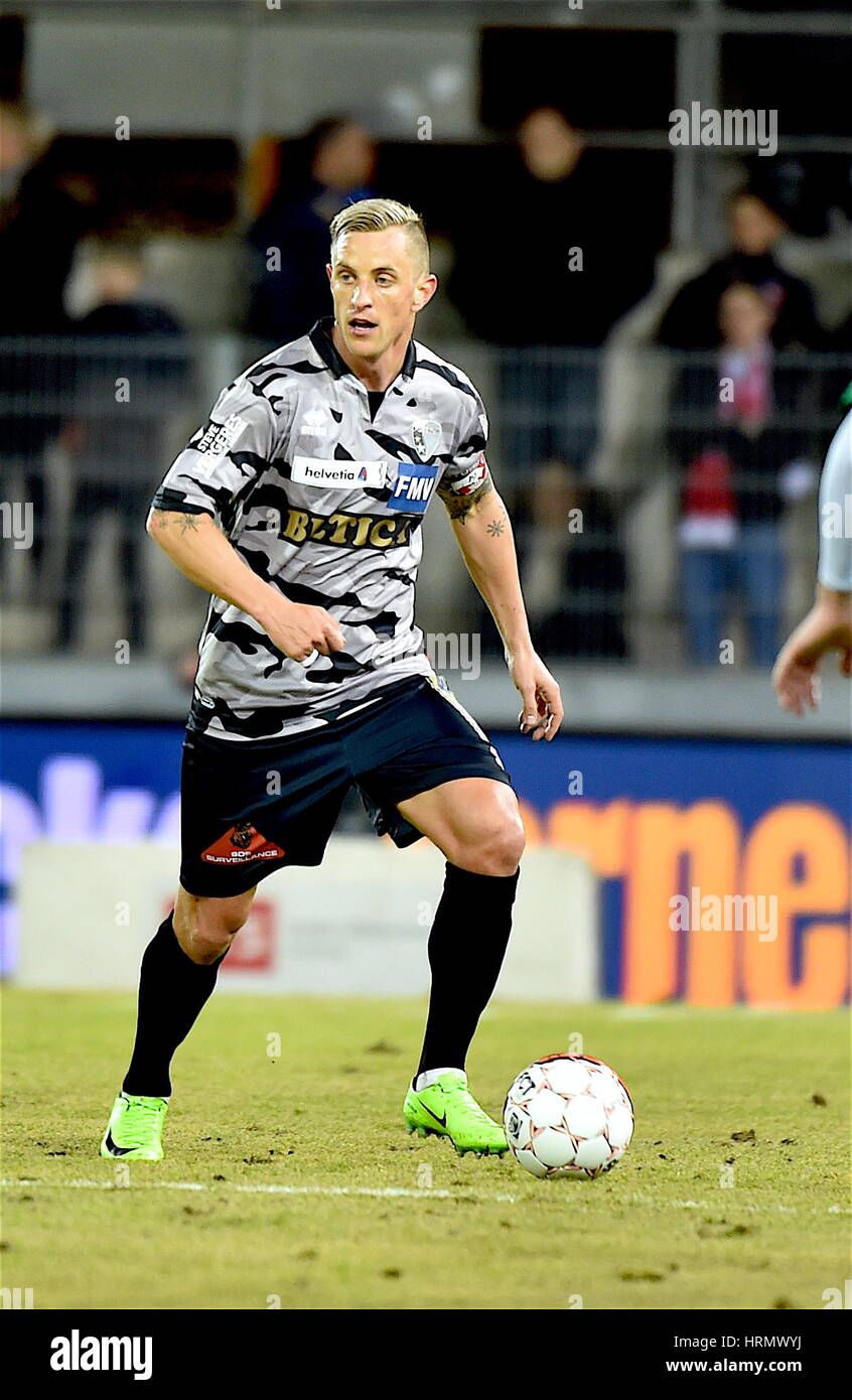 Sion, 02.03.2017 - Football Quarterfinal of the Helvetia Swiss Cup, FC Sion - SC Kriens, Reto Ziegler (FC Sion 3)  Photo: Cronos/Frederic Dubuis Stock Photo