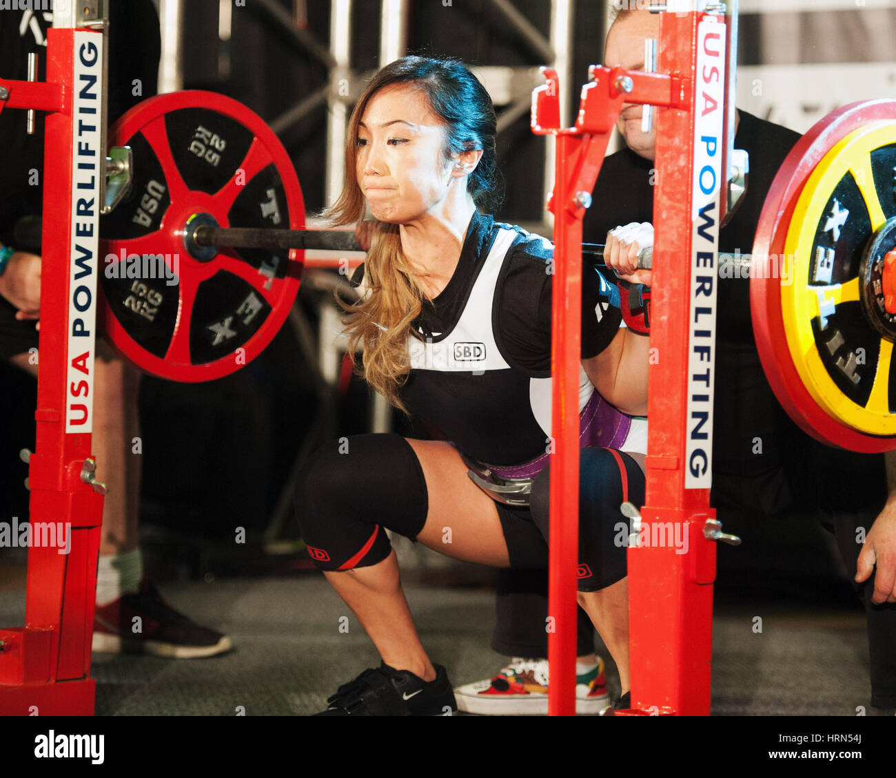 Columbus, Ohio, USA. March 3, 2017 Alyssa Marisol competes in the