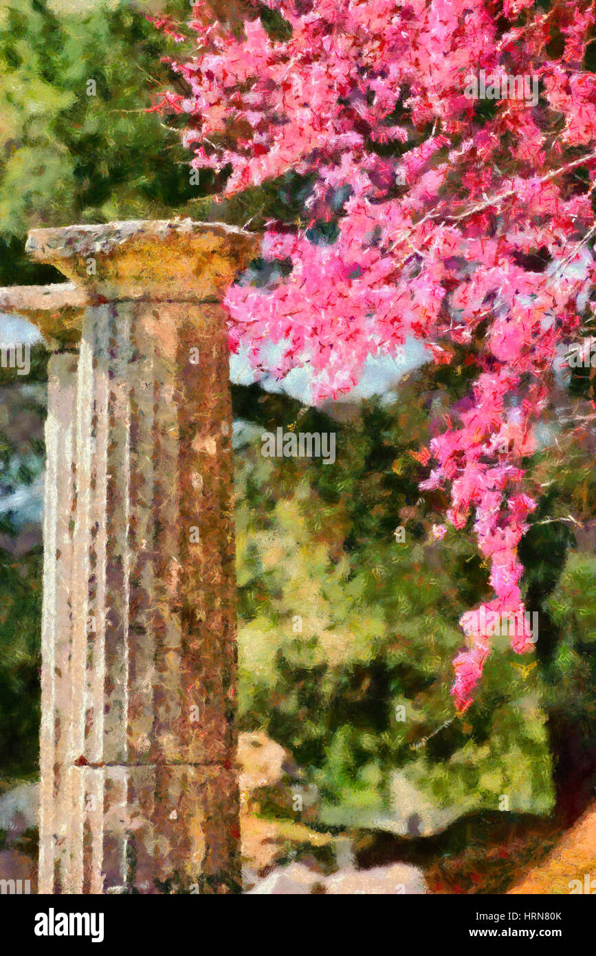 Ancient Olympia during springtime in Peloponnese, Greece Stock Photo - Alamy