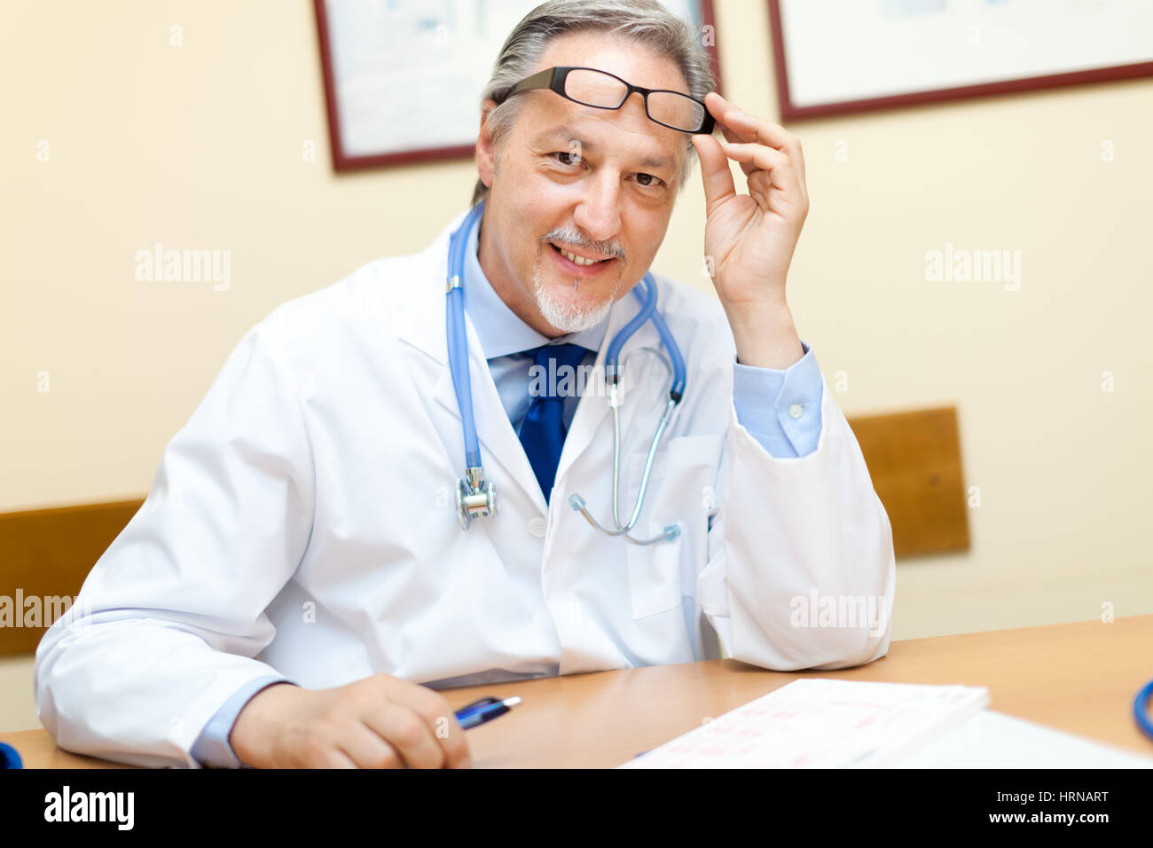 Mature male professor in glasses hi-res stock photography and images ...