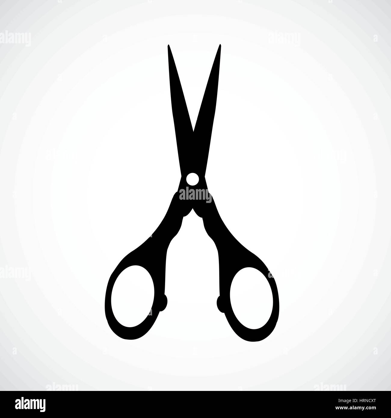 Isolated black scissors on white background Stock Vector Image & Art Alamy