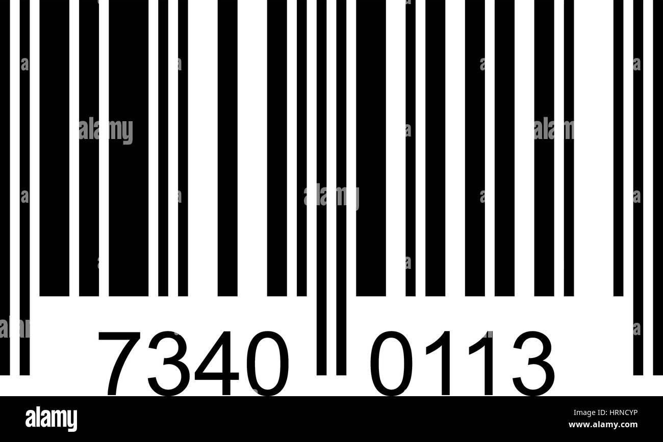 Bar code with fake numbers Stock Vector Image & Art - Alamy