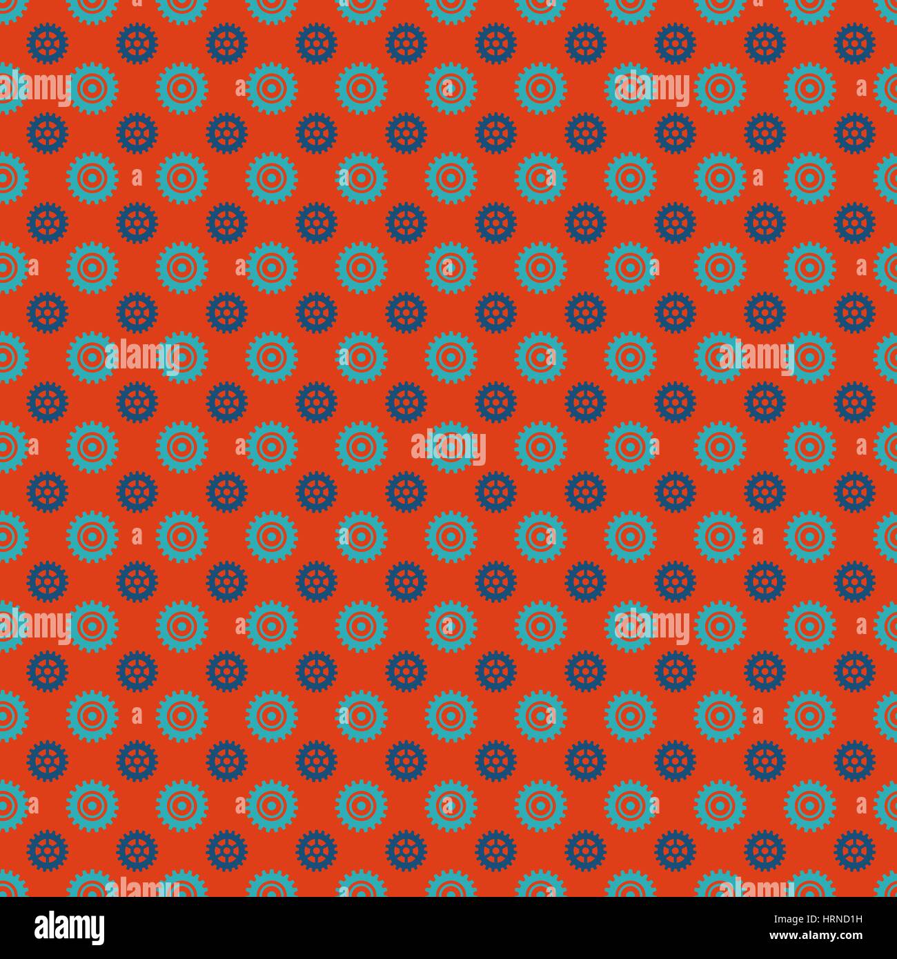 Seamless background with gears in flat style Stock Vector Image & Art ...