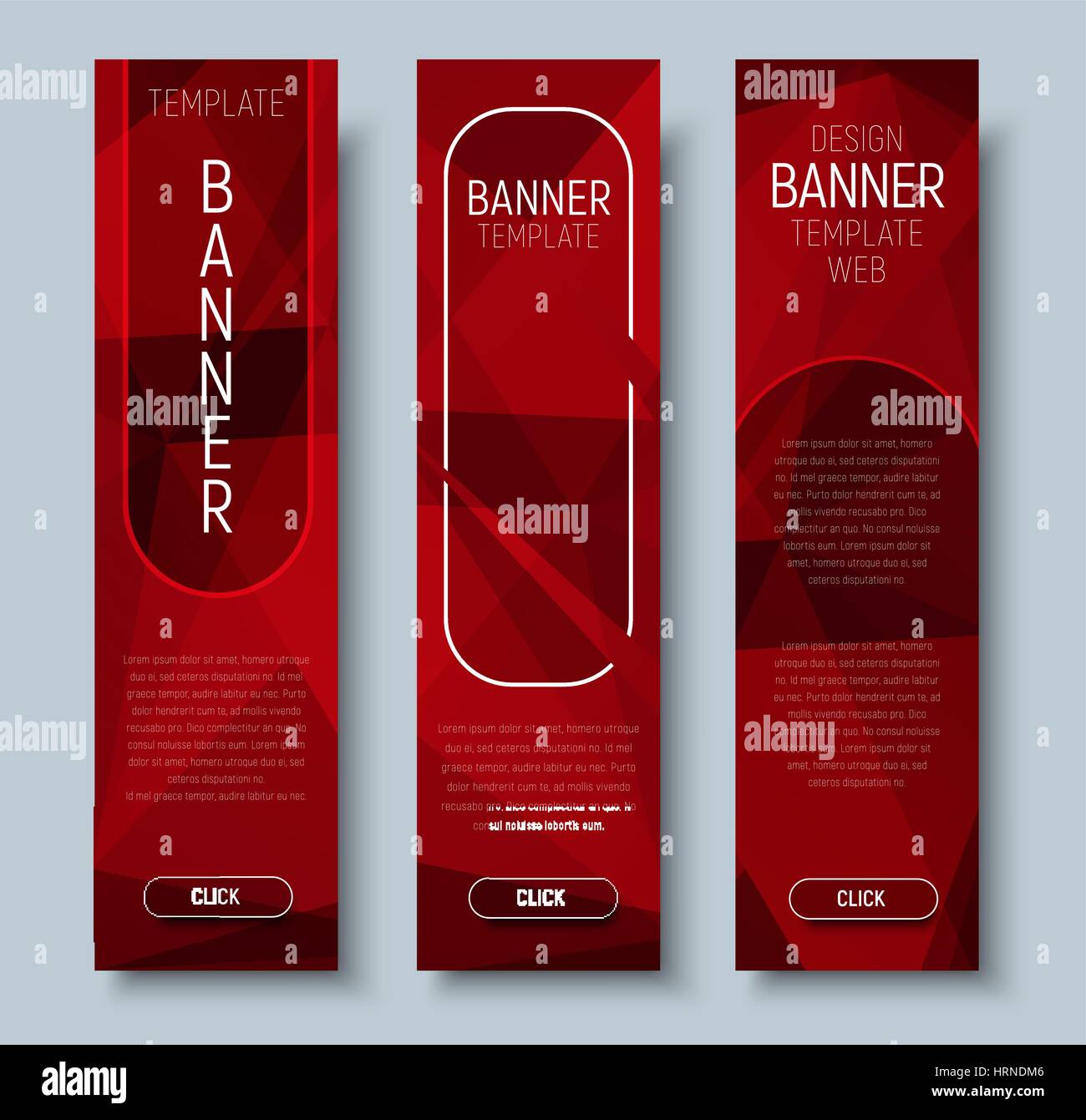 Set vertical banners geometric pattern hi-res stock photography and ...