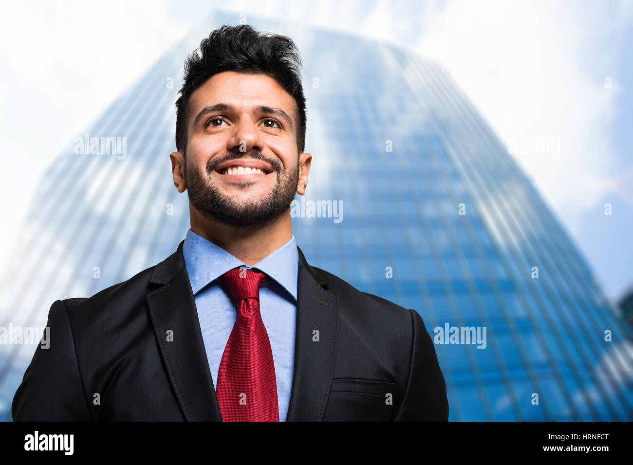 Portrait of an handsome businessman Stock Photo - Alamy