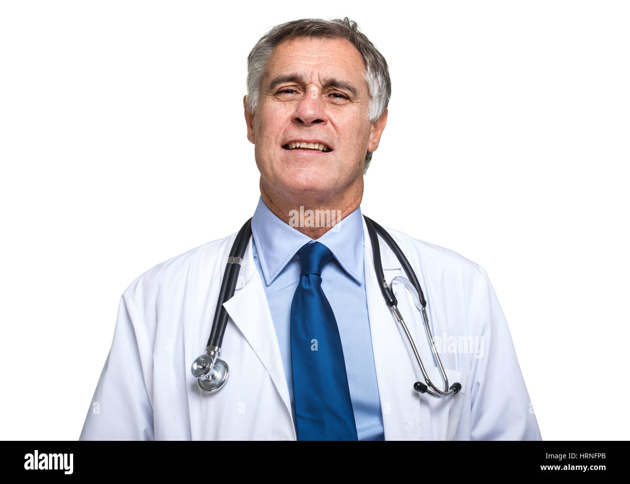 Mature male doctor laughing hi-res stock photography and images - Alamy