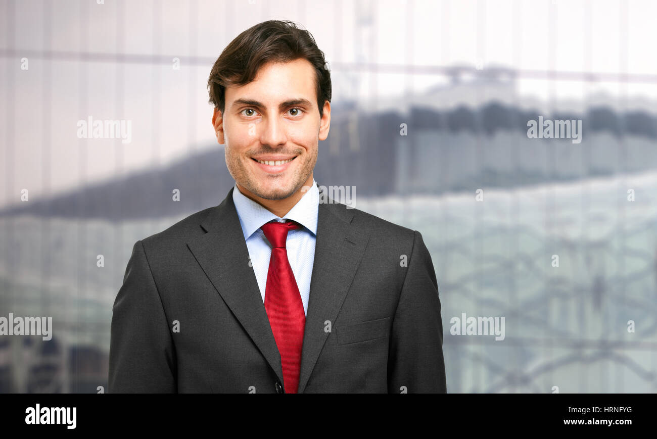 Male manager portrait Stock Photo