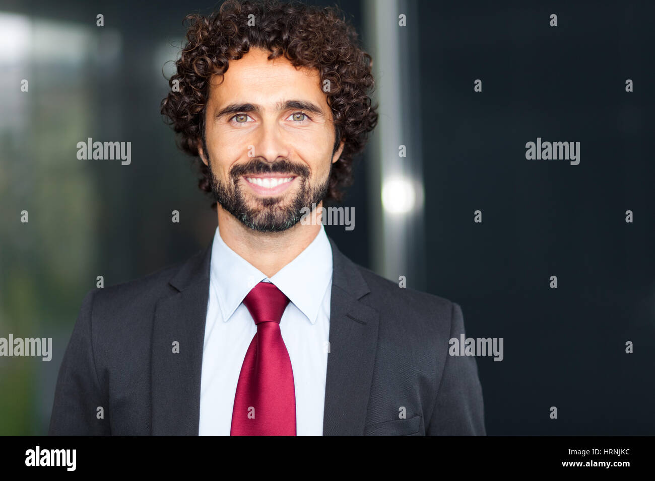 Handsome male manager outdoor Stock Photo Alamy