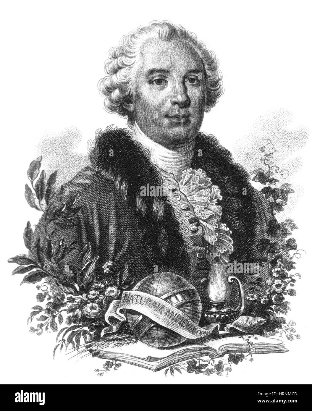 Georges Leclerc, Comte de Buffon, French Polymath Stock Photo