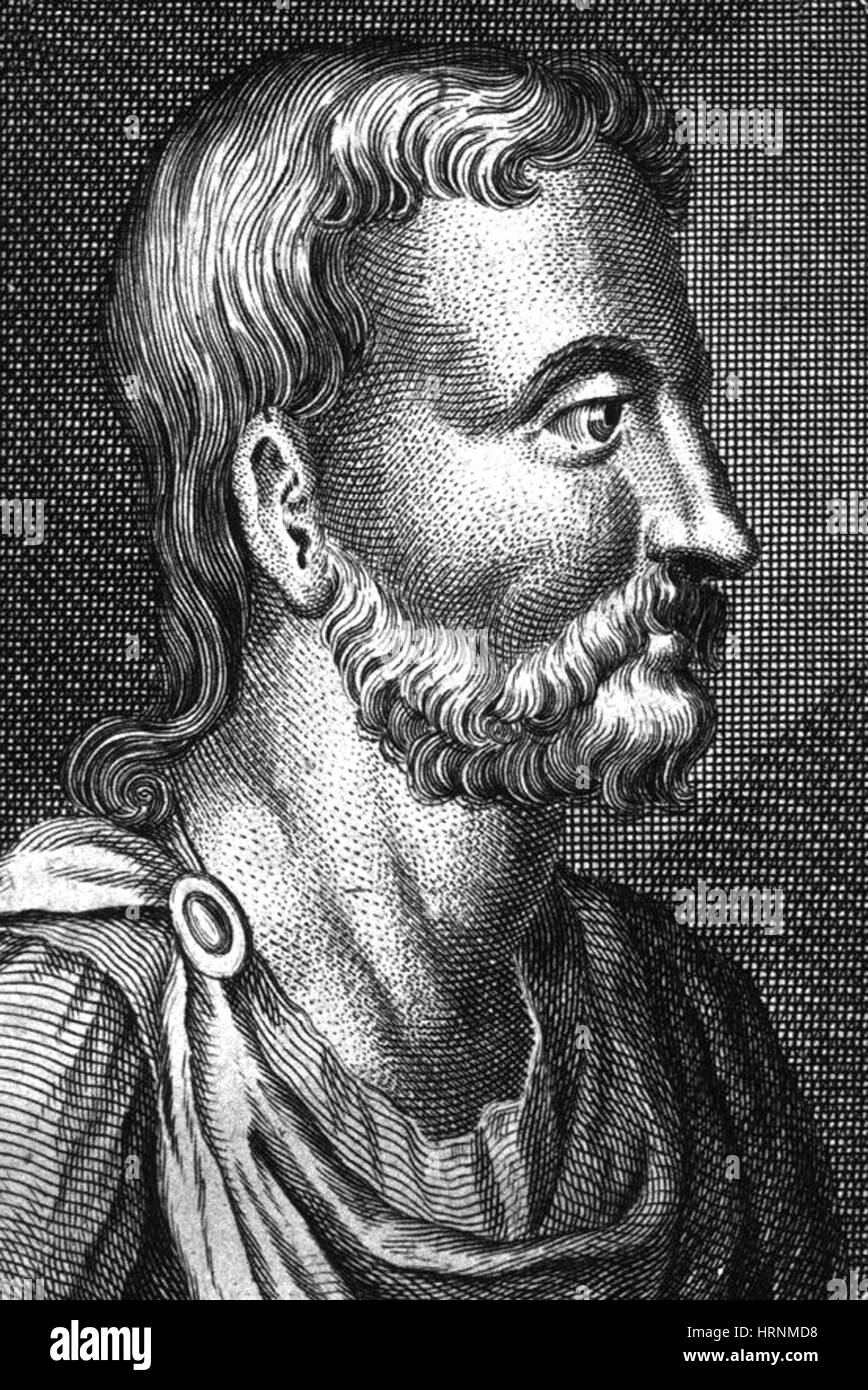Aulus Cornelius Celsus, Roman Encyclopedist Stock Photo