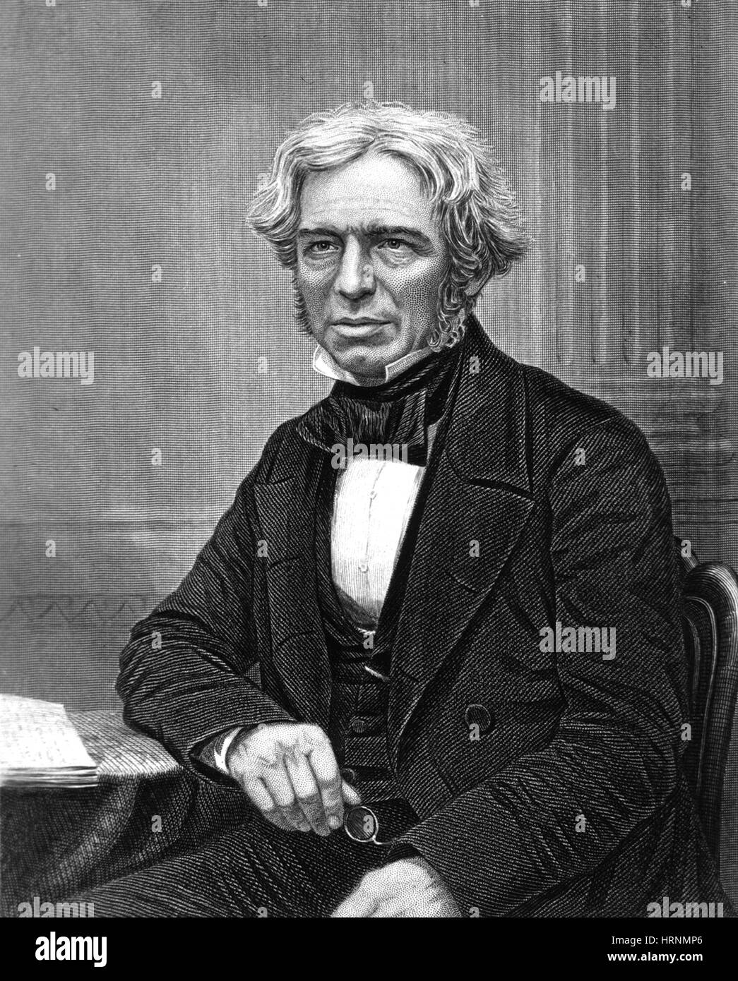 Michael Faraday, English Chemist and Physicist Stock Photo
