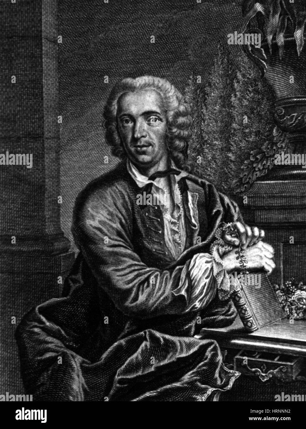 Carl Linnaeus, Swedish Botanist, Father of Modern Taxonomy Stock Photo