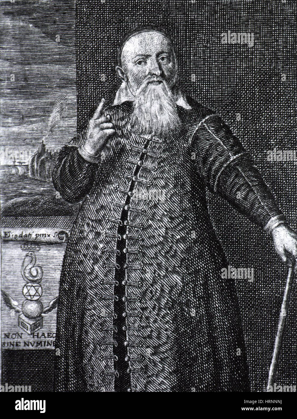 Theodore de Mayerne, Swiss Physician Stock Photo
