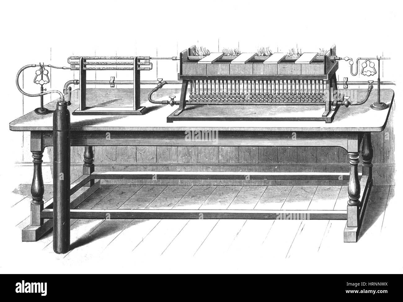 Liebing Instrument Liebig's Combustion Apparatus Stock Photo - Alamy