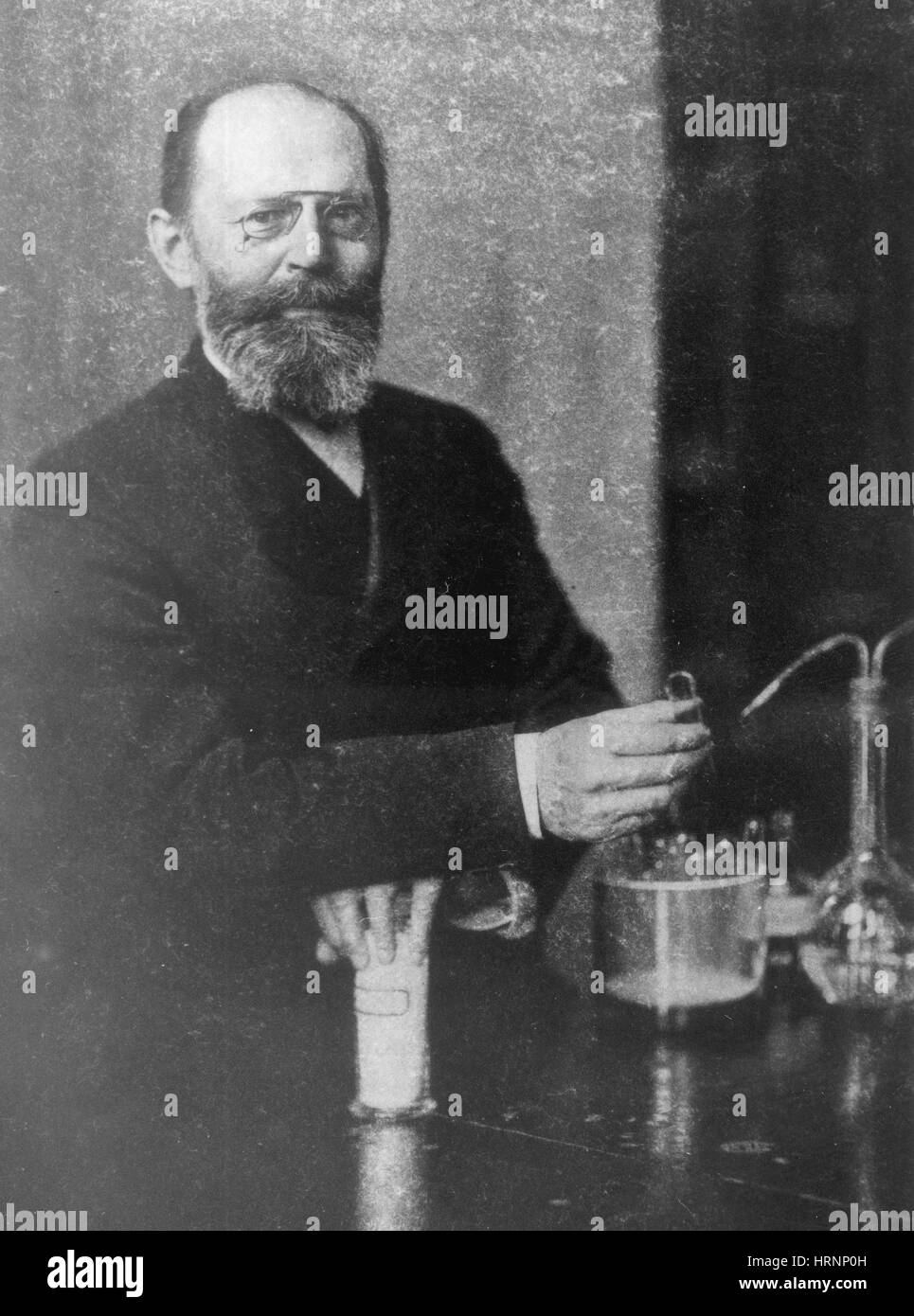 Franz Joseph Emil Fischer, German Chemist Stock Photo