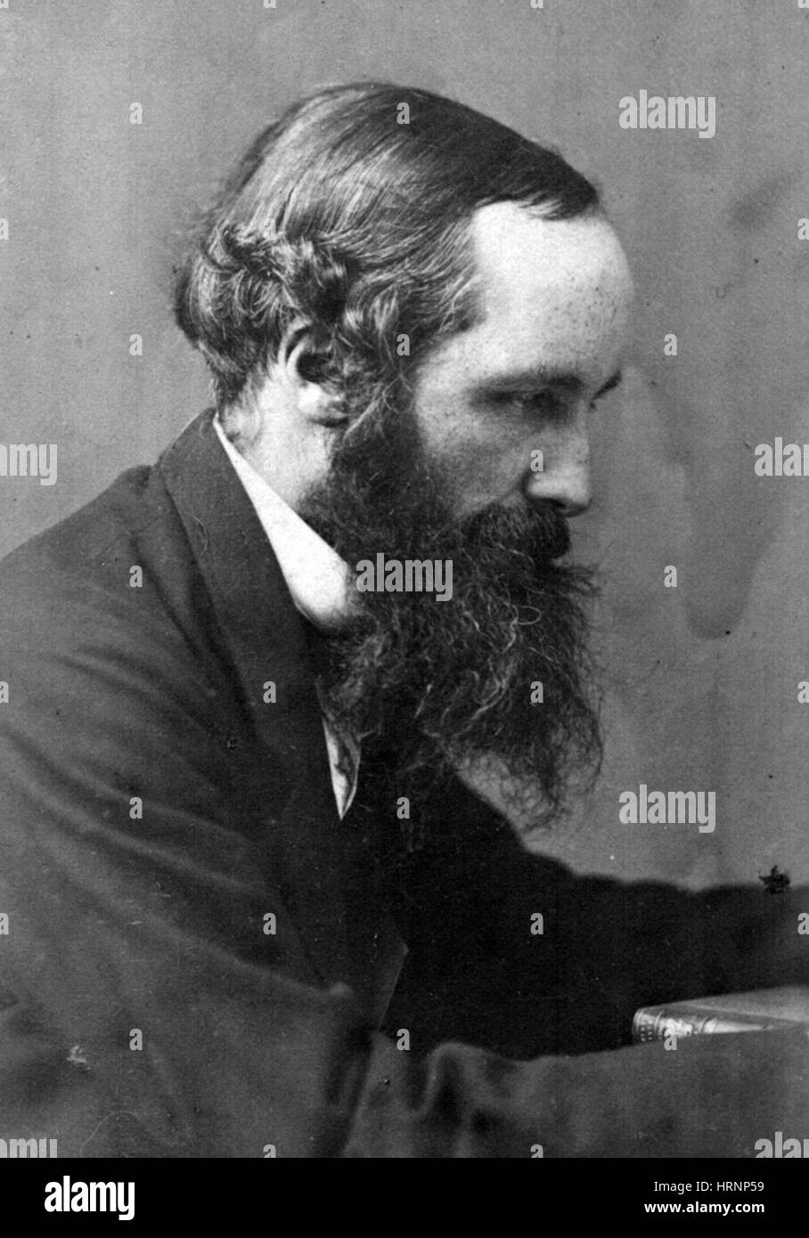 James Clerk Maxwell, Scottish Physicist Stock Photo