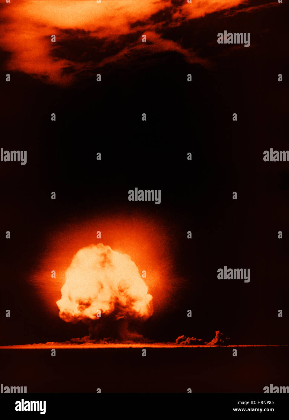 Trinity Test Explosion, 1945 Stock Photo