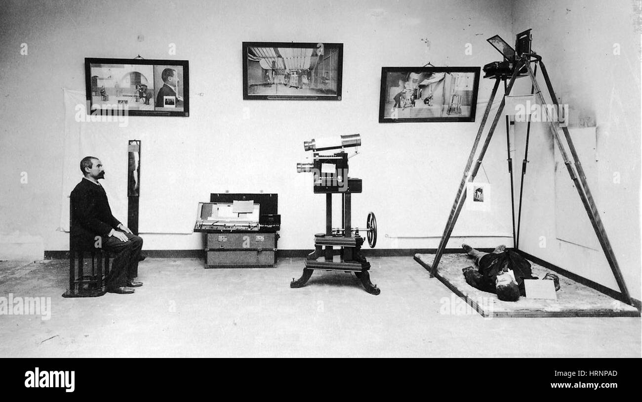 Surveillance Equipment, 19th Century Stock Photo