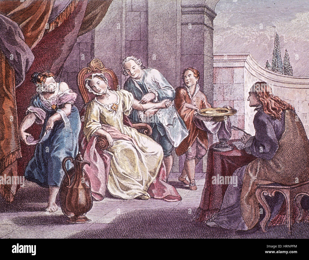 BarberSurgeon, Bloodletting Stock Photo Alamy